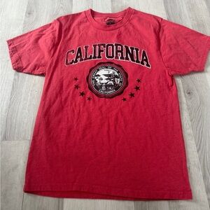 Red California Graphic T-Shirt